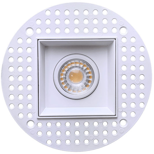 GDL - G95620Goodlite G - 95620 3″ 8W Square Trimless Gimbaled Spotlight Selectable CCT