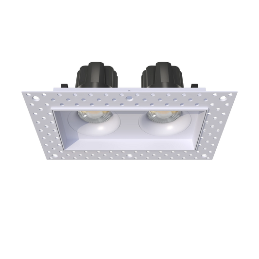 GDL-G98762Goodlite G - 98762 3.5" Trimless 40W Dual Head Gimbal Selectable CCT + Wattage