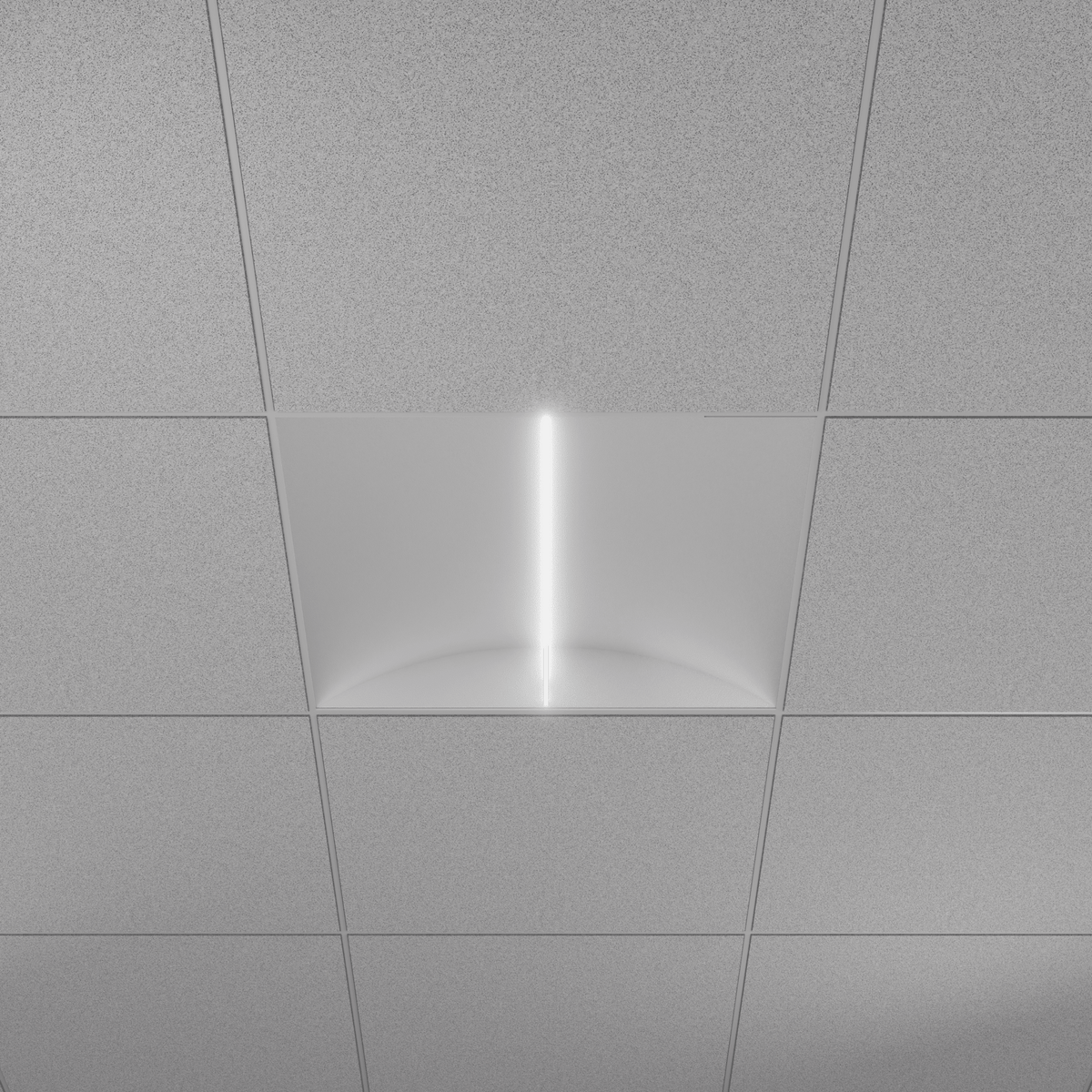 GDL-G98029Goodlite Neptune Center Line Troffer 2x2 50W LED Selectable CCT