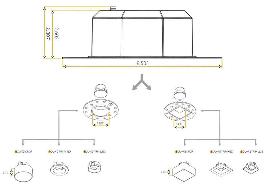 GDL - G11620Goodlite Silent Trims