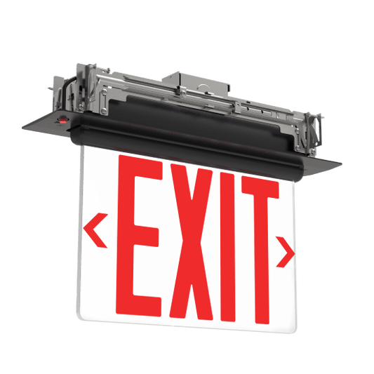 GBL-NYEX603-BKGreenBeam EXILINE 8" NYC Approved Edge-Lit LED Exit Sign, Red