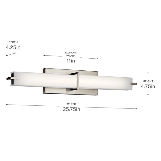 KICHLER-11146NILEDKICHLER 11146 19W LED 25.75" Linear Vanity Light 30K