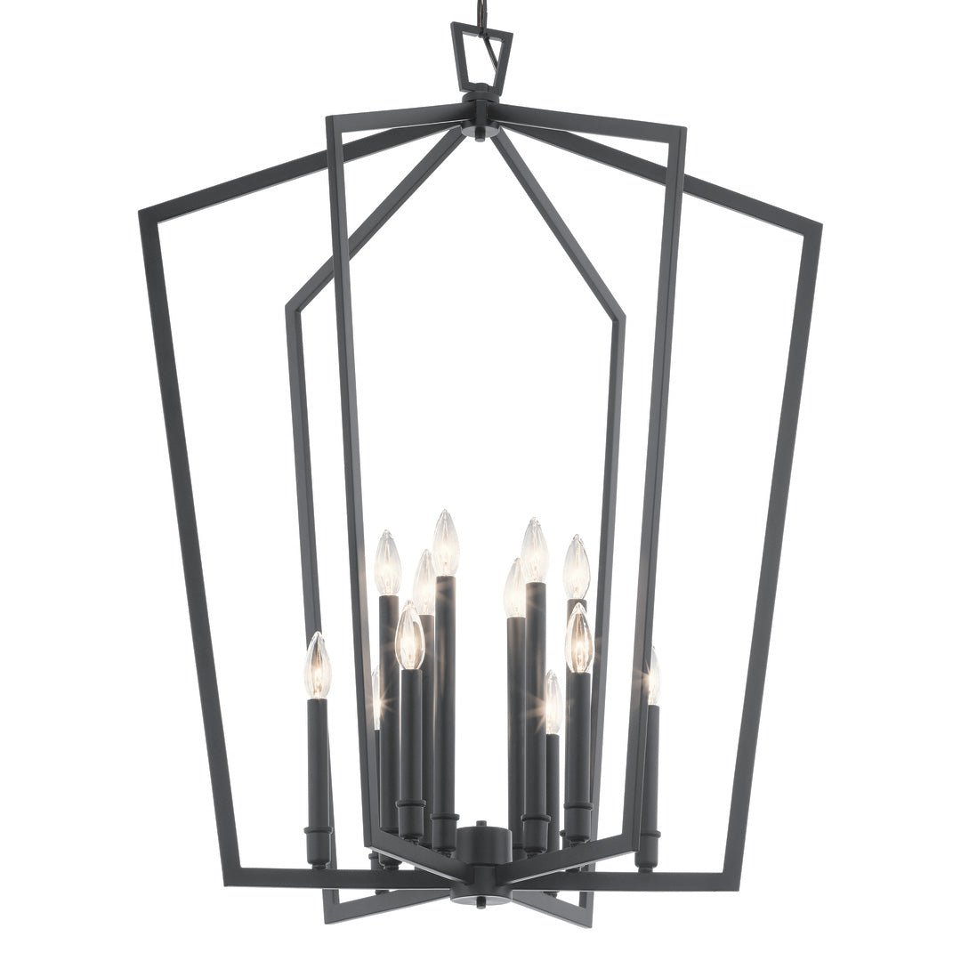 KICHLER-43496BKKICHLER Abbotswell 43496 30" 12-Light Foyer Chandelier
