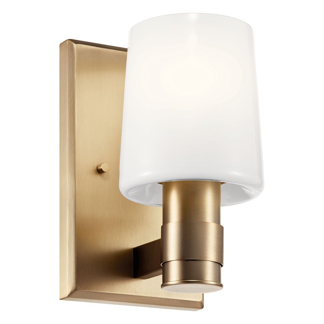 KICHLER-55174CPZKICHLER Adani 55174 1 Light Vanity with Frosted Glass