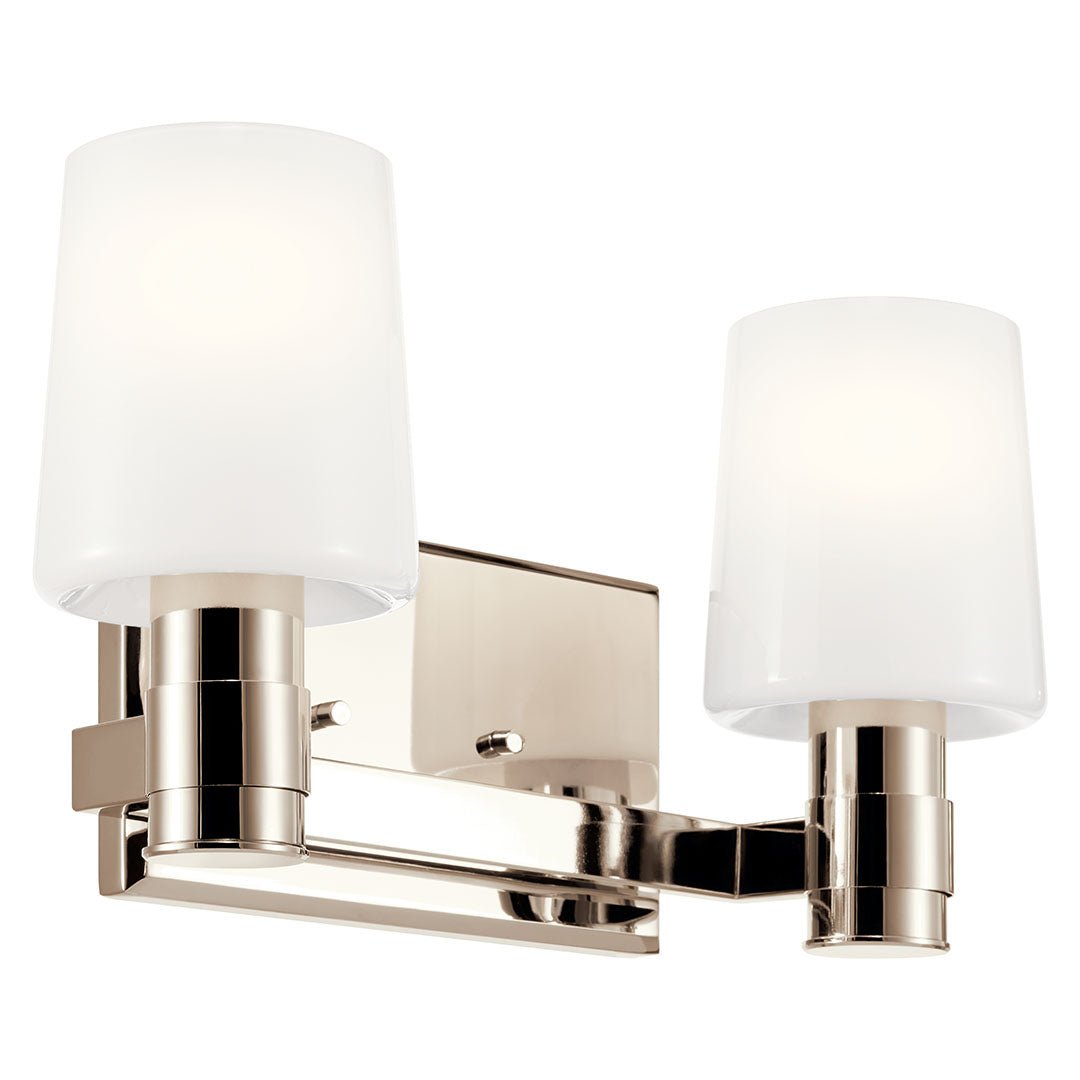 KICHLER-55175PNKICHLER Adani 55175 2 Light Vanity with Frosted Glass