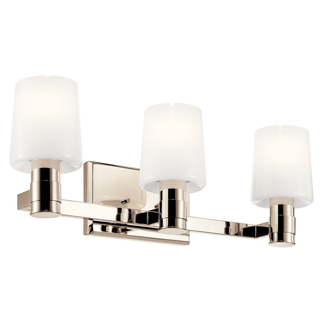 KICHLER-55176PNKICHLER Adani 55176 3 Light Vanity with Frosted Glass