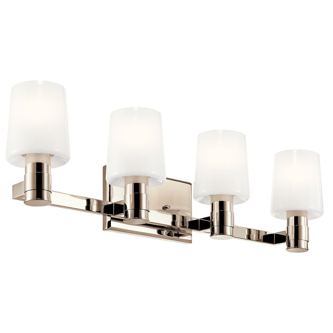 KICHLER-55177PNKICHLER Adani 55177 4 Light Vanity with Frosted Glass