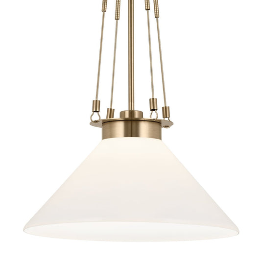 KICHLER-52581CPZKICHLER Albers 52581 18.25" 1 Light Pendant