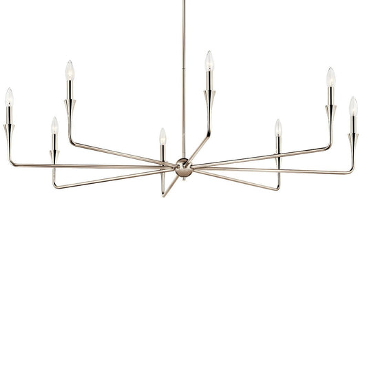 KICHLER-52691PNKICHLER Alvaro 52691 50" 8-Light Chandelier