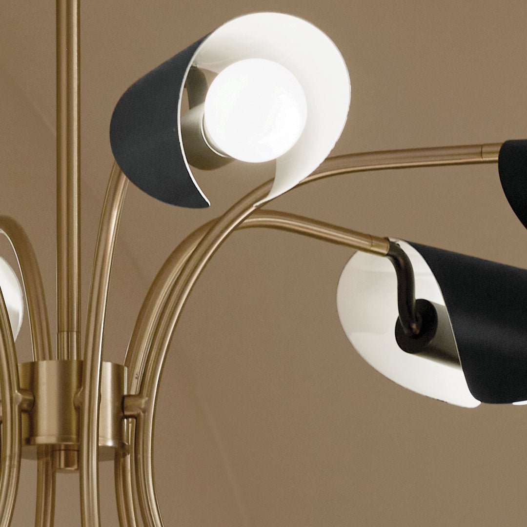 KICHLER-52559SNKICHLER Arcus 52559 39.25" 6-Light Chandelier