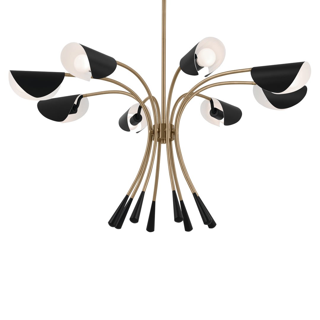 KICHLER-52560CPZBKKICHLER Arcus 52560 45.5" 8-Light Chandelier