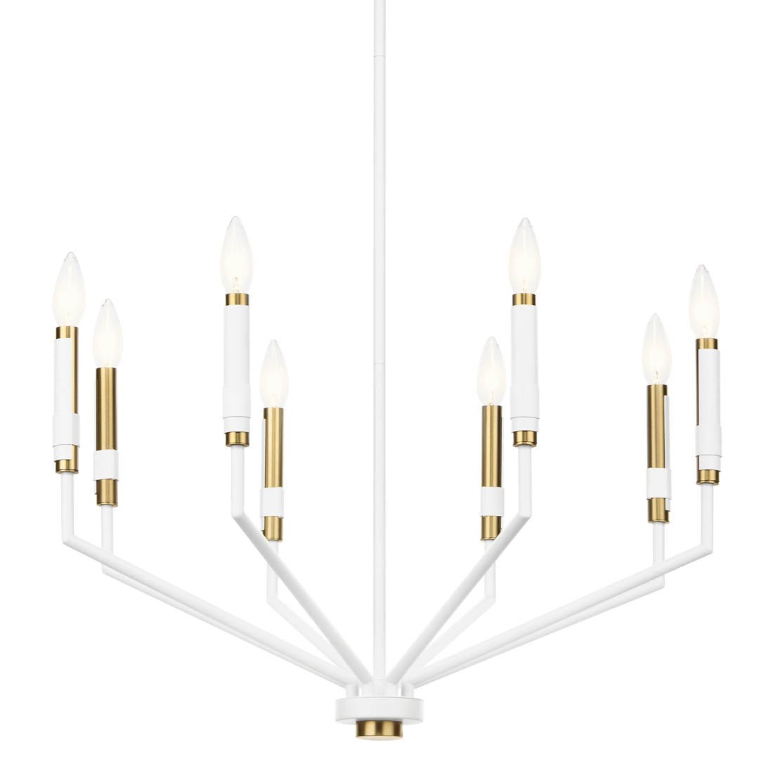 KICHLER-52349WHKICHLER Armand 52349 26" 8-Light Chandelier