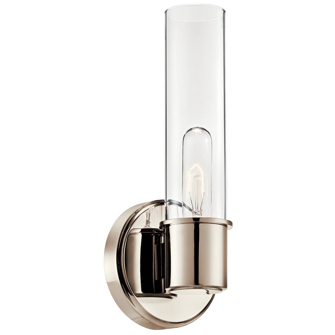KICHLER-52653PNKICHLER Aviv 52653 1 Light Wall Sconce with Clear Glass