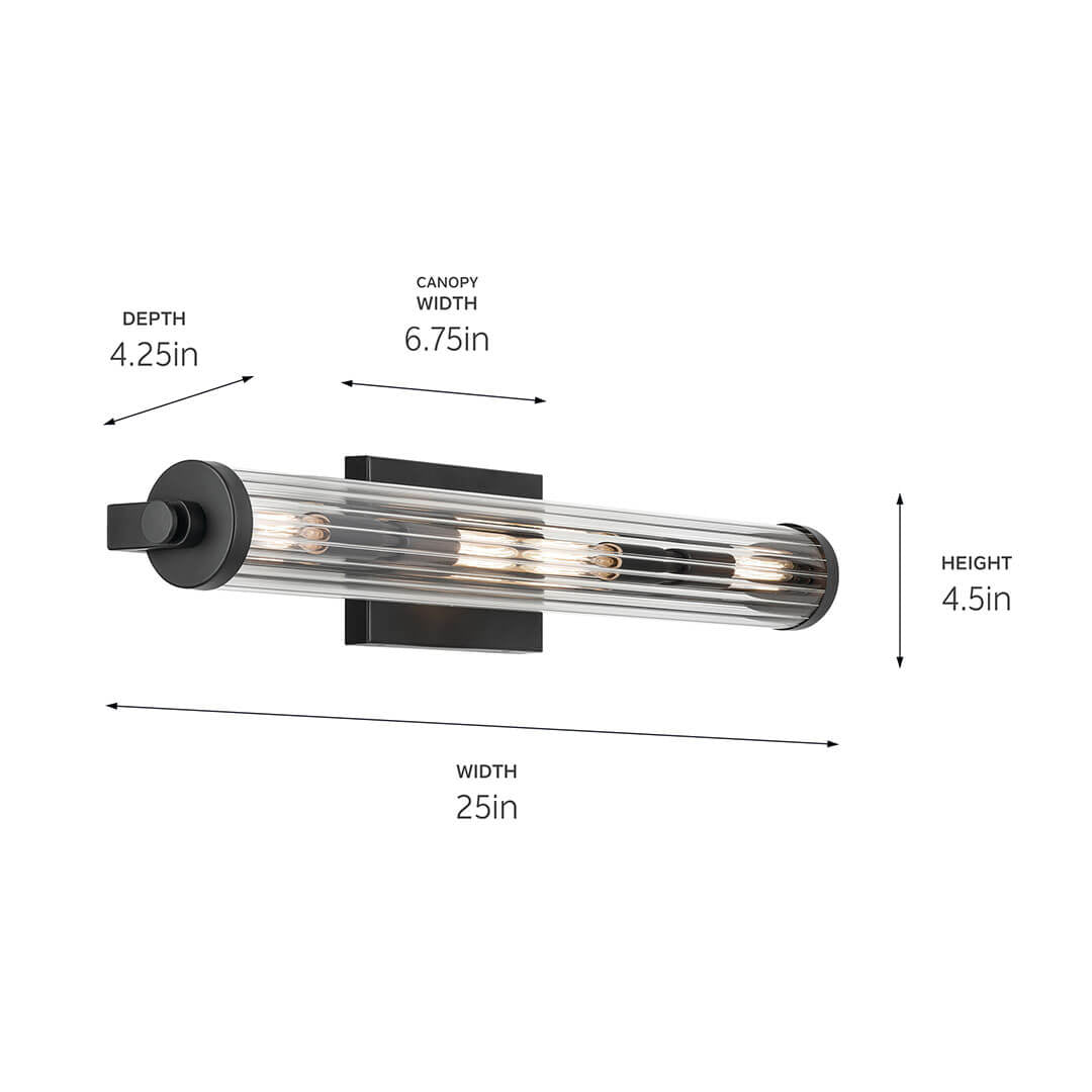 KICHLER-45649PNKICHLER Azores 45649 4 Light Linear Vanity Light