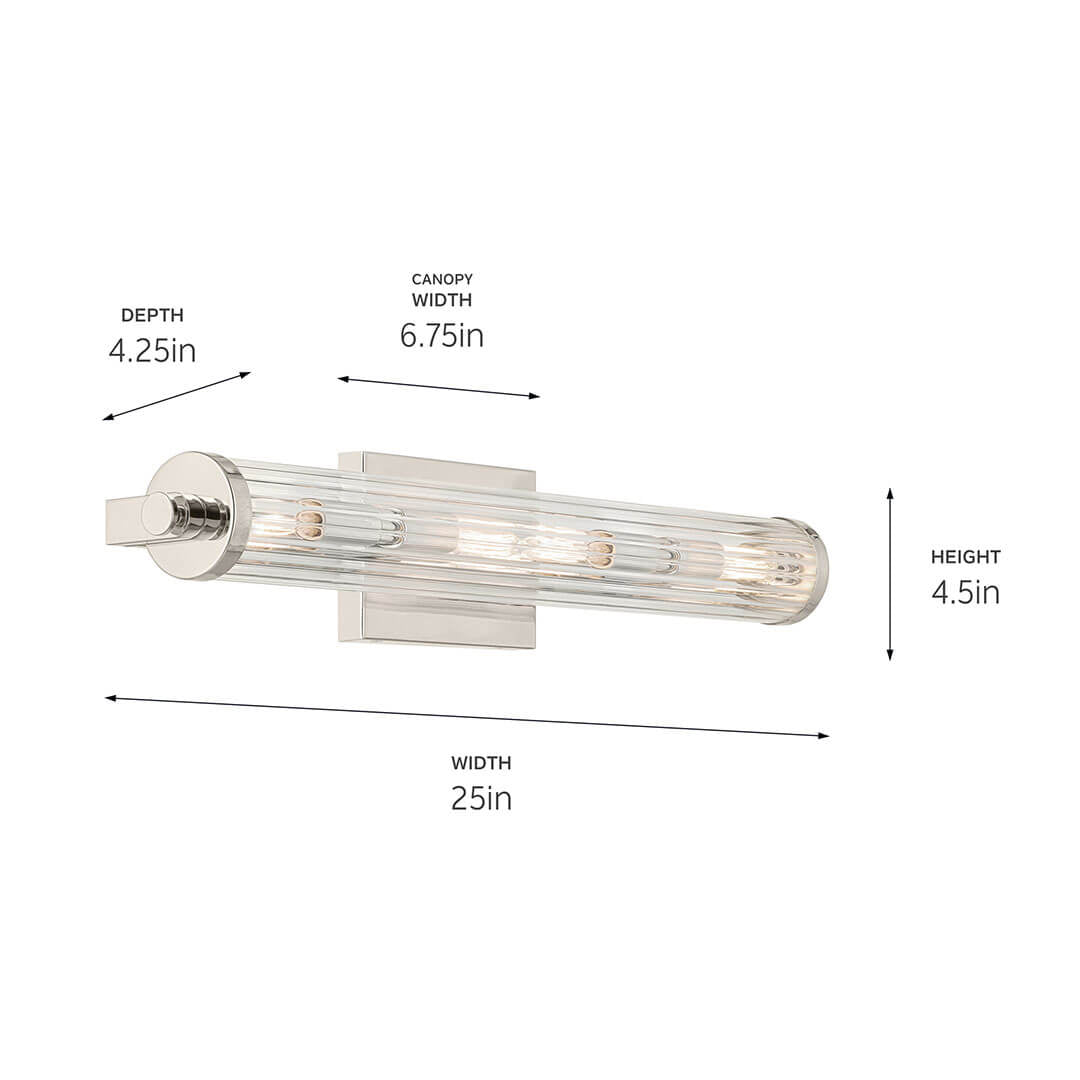 KICHLER-45649PNKICHLER Azores 45649 4 Light Linear Vanity Light