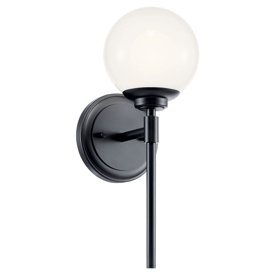 KICHLER-55170BKKICHLER Benno 55170 1 Light Vanity with Frosted Glass
