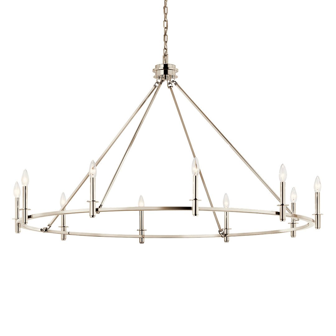 KICHLER-52707PNKICHLER Carrick 52707 54.25" 10-Light Chandelier