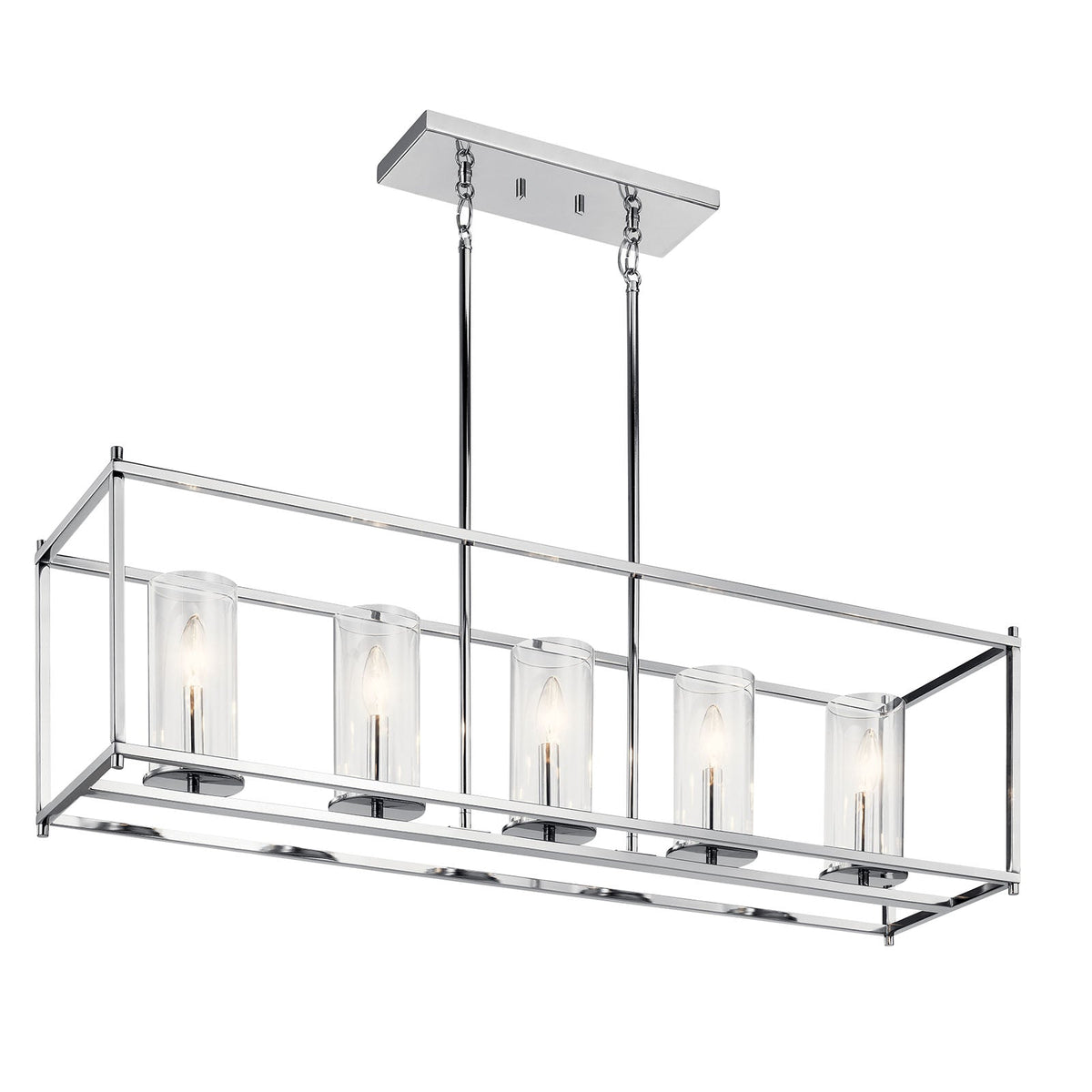 KICHLER-43995CHKICHLER Crosby 43995 10" 5-Light Linear Chandelier