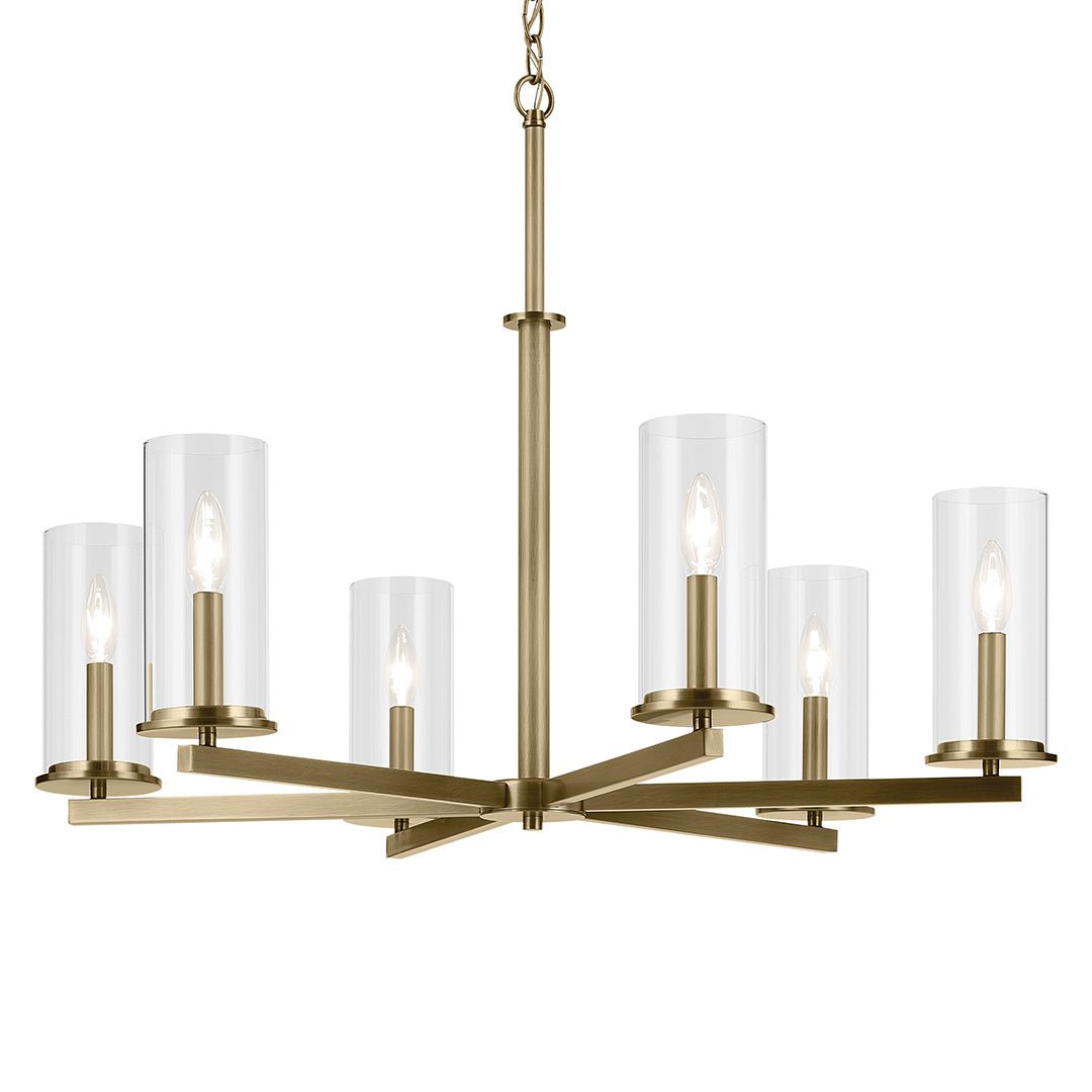 KICHLER-44013NBRKICHLER Crosby 44013 32.25" 6-Light Chandelier