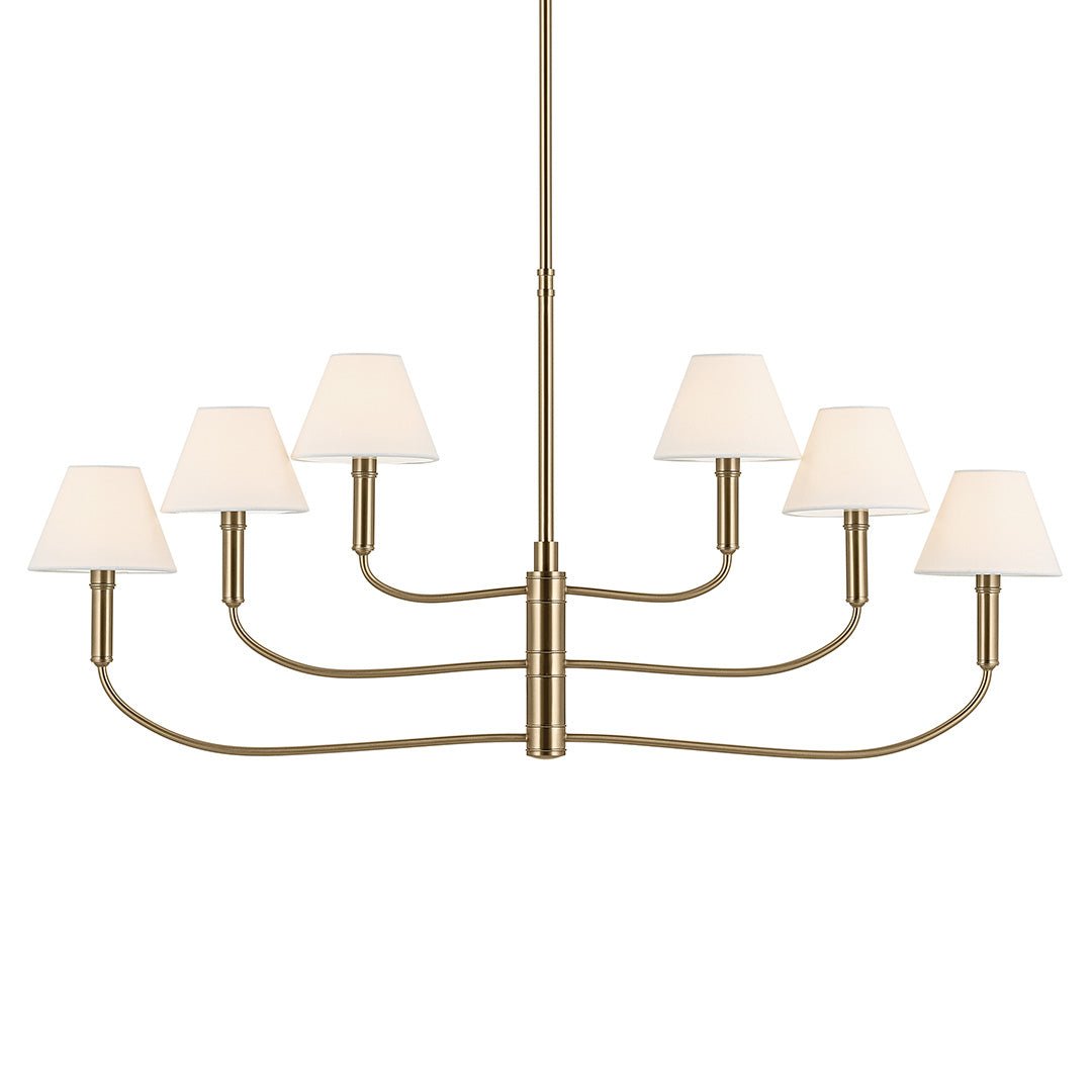 KICHLER-52767CPZKICHLER Eadie 52767 41" Adjustable 6-Light Chandelier