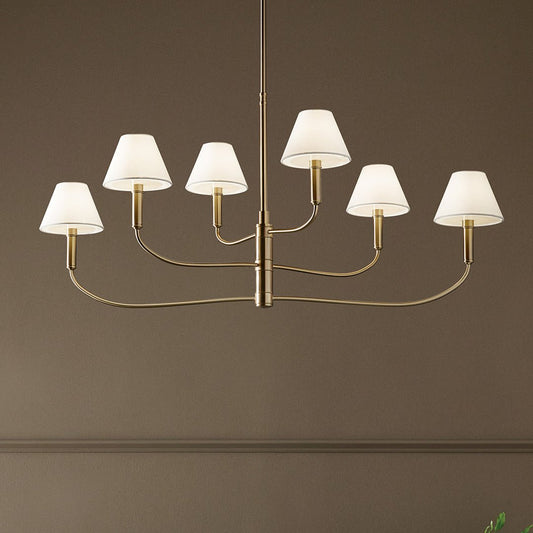 KICHLER-52767CPZKICHLER Eadie 52767 41" Adjustable 6-Light Chandelier