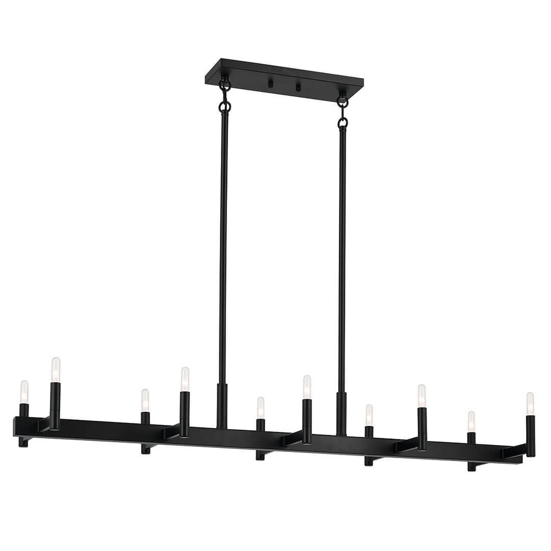 KICHLER-52614BKKICHLER Erzo 52614 12.75" 10-Light Linear Chandelier