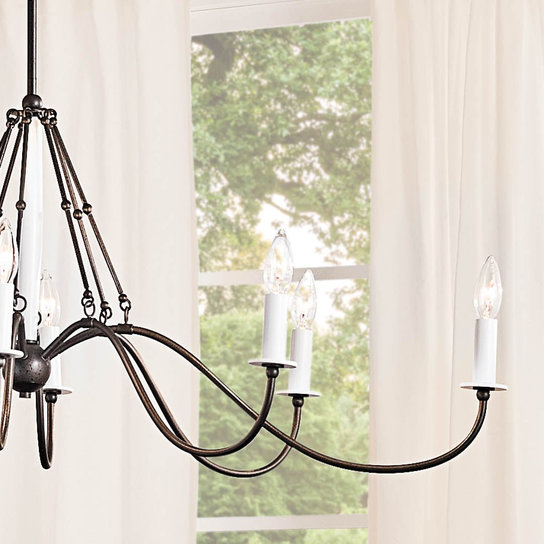 KICHLER-52457AVIKICHLER Freesia 52457 20" 8-Light Linear Chandelier