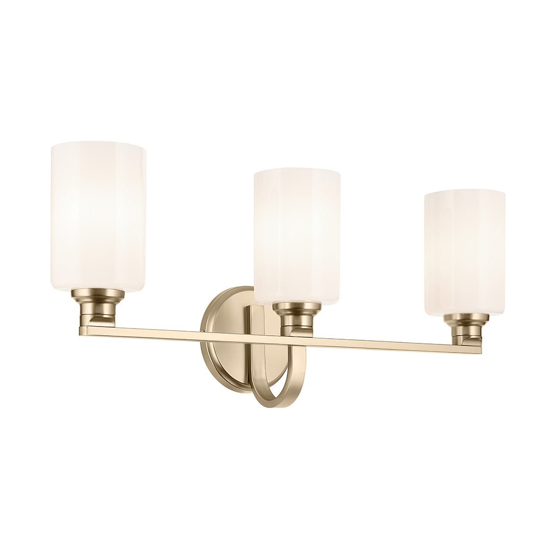 KICHLER-55226CPZKICHLER Gioe 55226 3 Light Vanity Light with Clear/Frosted Glass