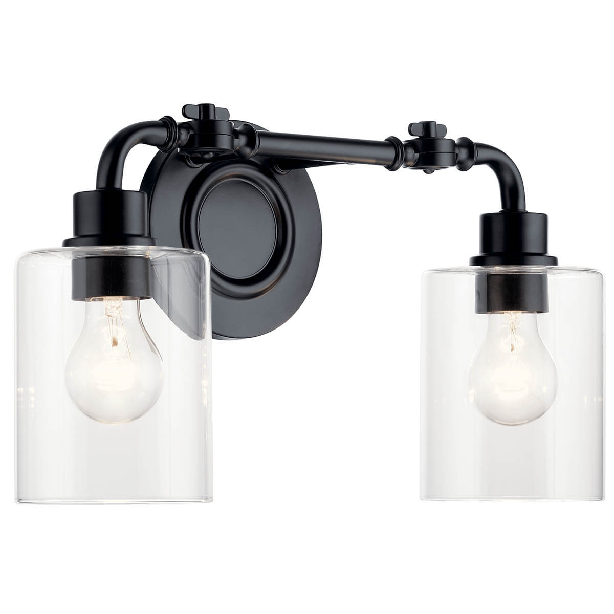 KICHLER-45665BKKICHLER Gunnison 45665 2 Light Vanity Light