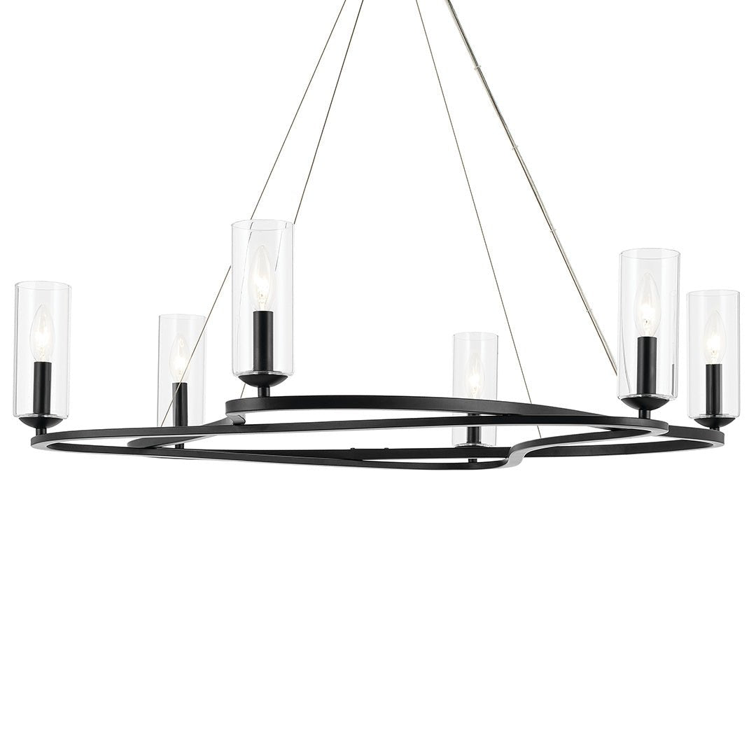 KICHLER-52771BKKICHLER Harpin 52771 37.75" 6-Light Chandelier