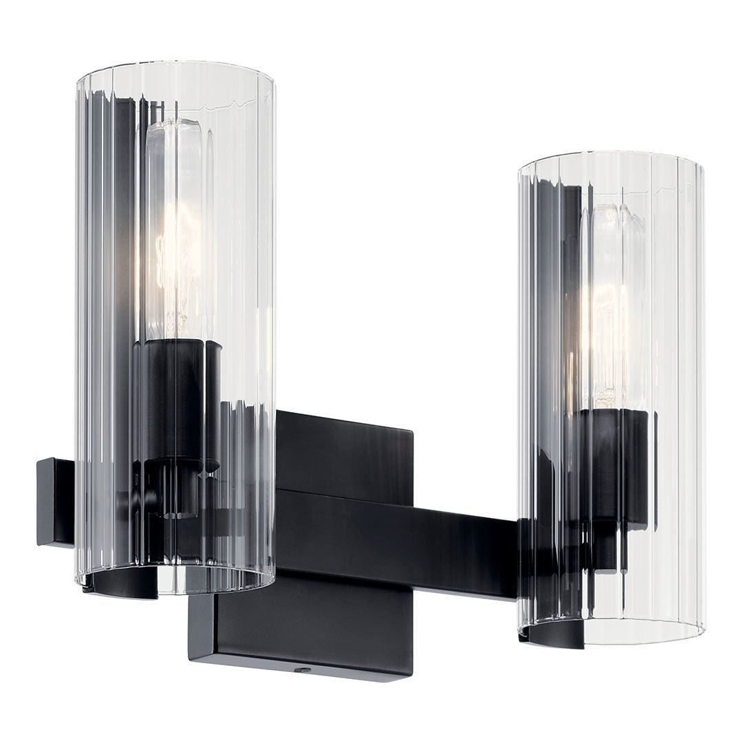 KICHLER-55167BKKICHLER Jemsa 55167 2 Light Vanity with Clear Glass