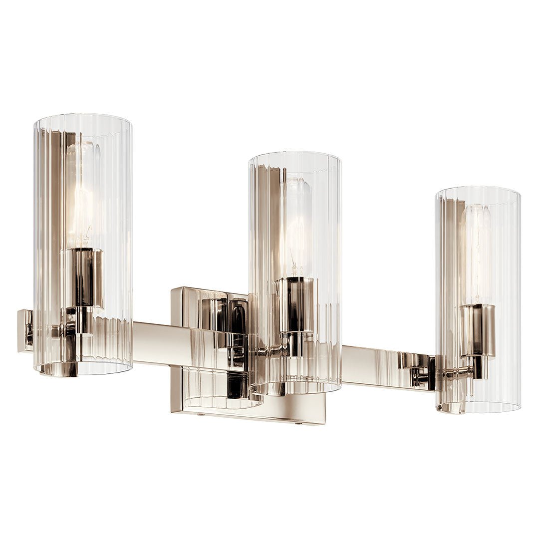 KICHLER-55168PNKICHLER Jemsa 55168 3 Light Vanity with Clear Glass