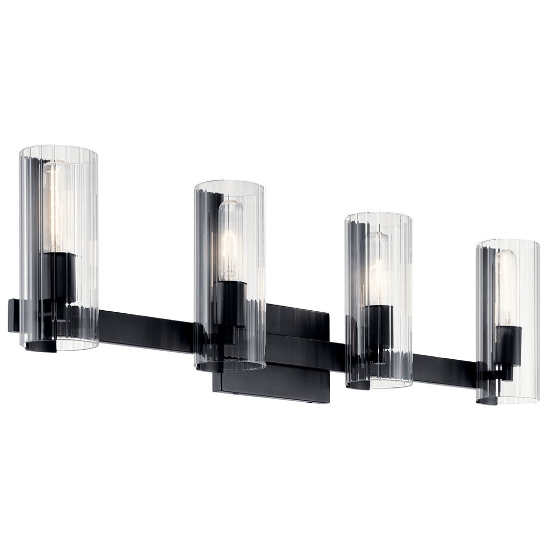 KICHLER-55169BKKICHLER Jemsa 55169 4 Light Vanity with Clear Glass