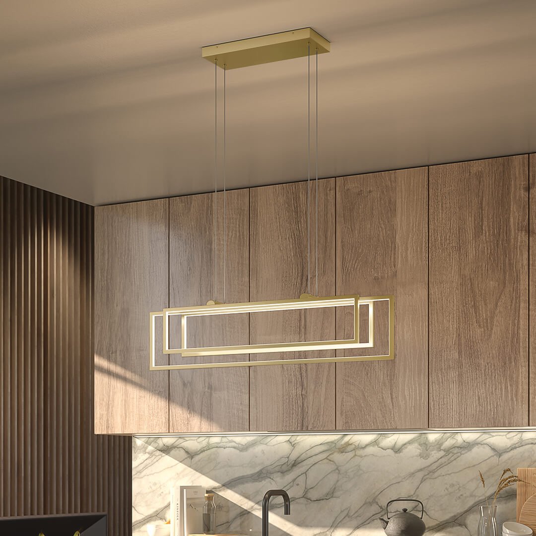 KICHLER-84322WHKICHLER Jestin 84322 38.15" 3-Light Linear Chandelier