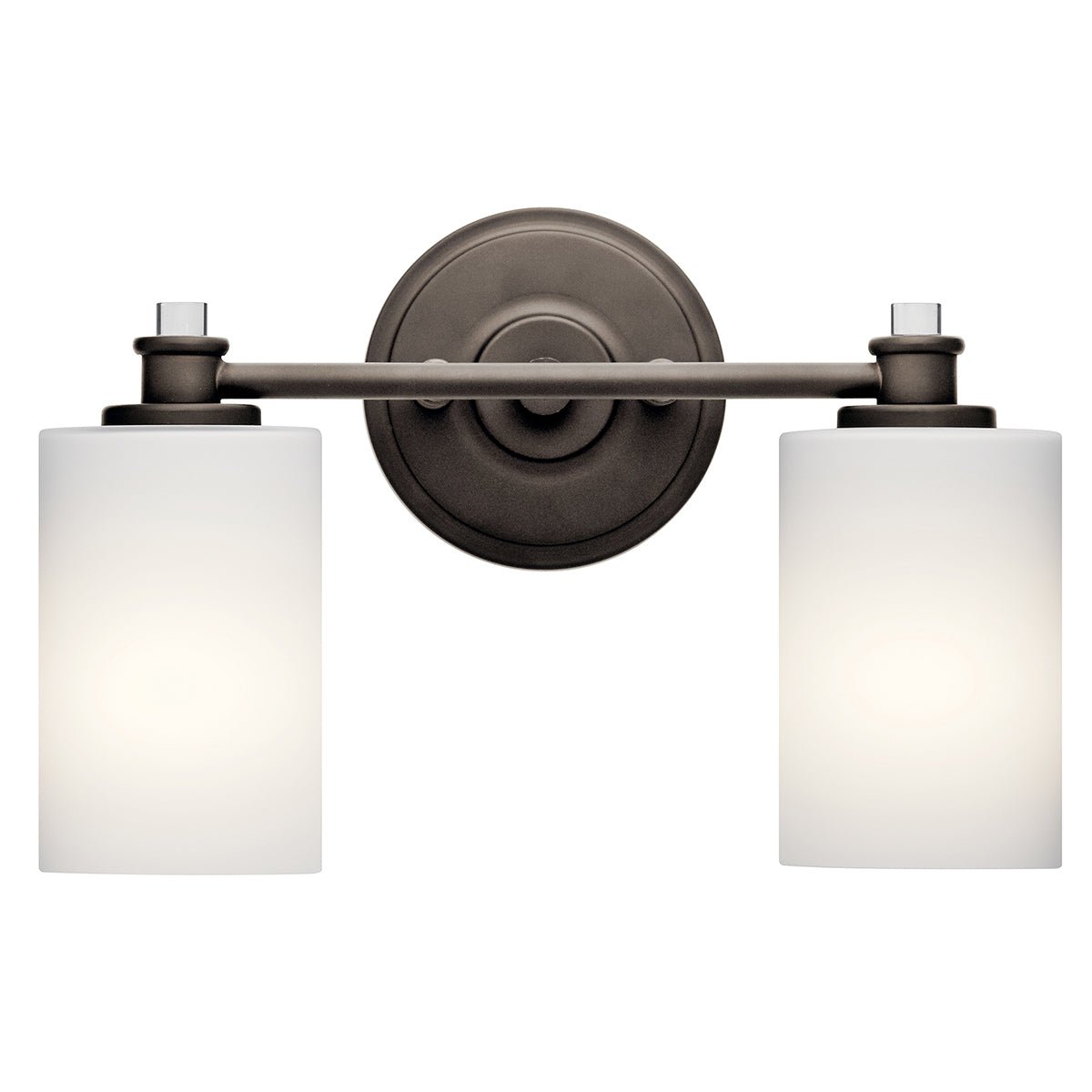 KICHLER-45922OZKICHLER Joelson 45922 2 Light Vanity Light with Clear/Frosted Glass
