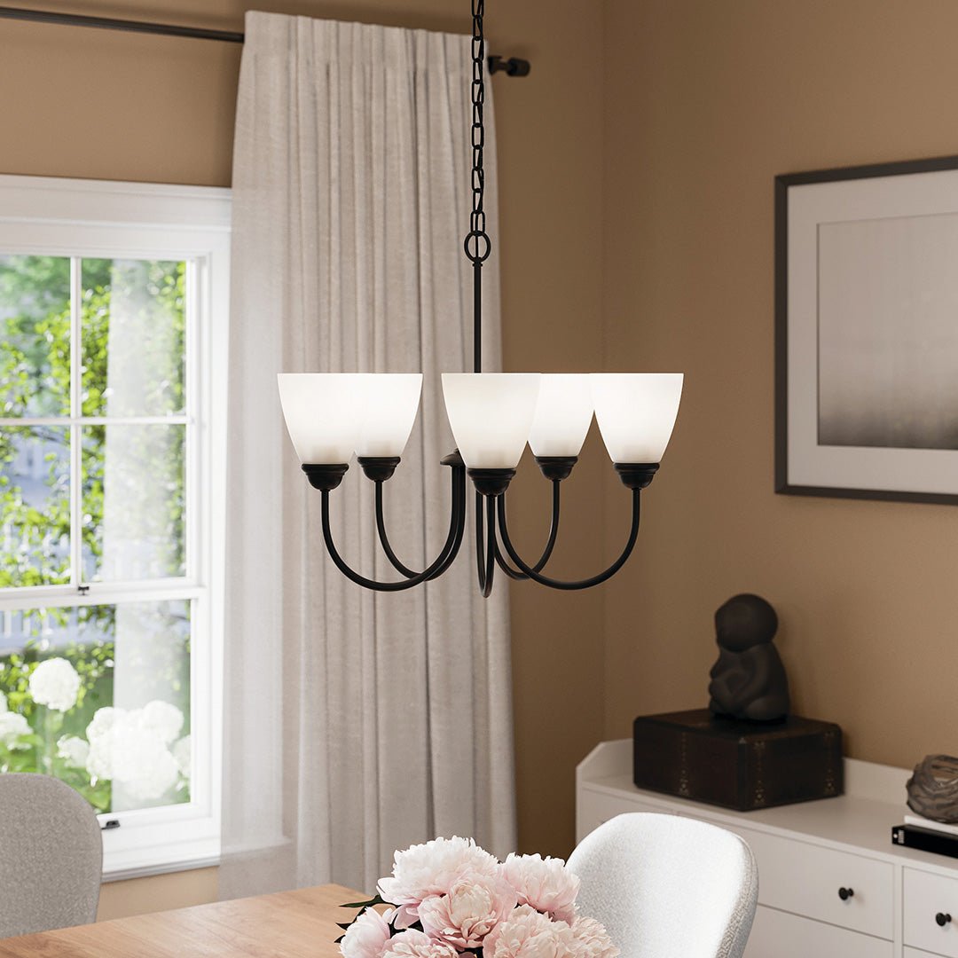 KICHLER-43638OZKICHLER Jolie 43638 22" 5-Light Chandelier