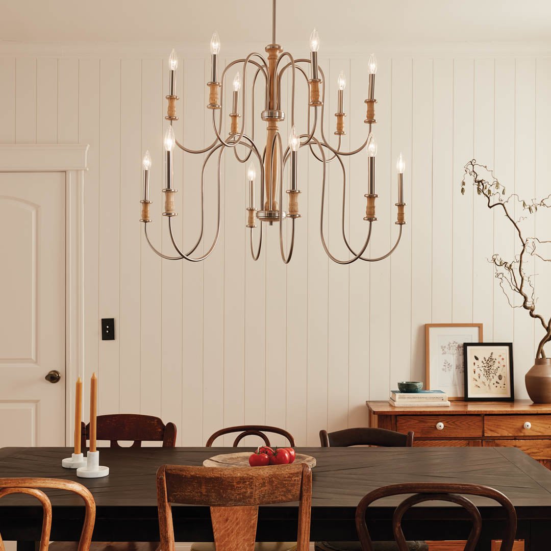 KICHLER-52472NIKICHLER Karthe 52472 42" 12-Light Chandelier