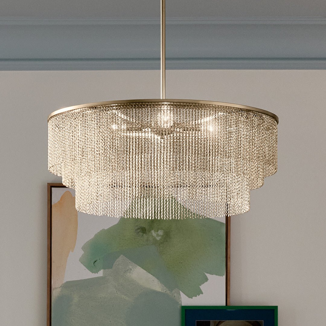 KICHLER-52823CPZKICHLER Khaite 52823 26" 4-Light Chandelier