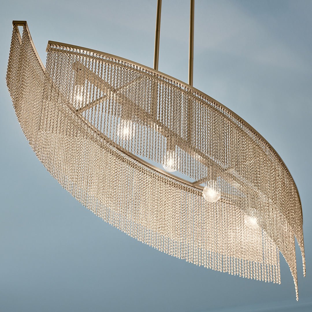 KICHLER-52825CPZKICHLER Khaite 52825 15" 5-Light Linear Chandelier