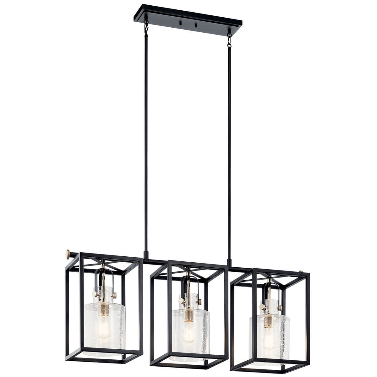 KICHLER-52033PNKICHLER Kitner 52033 10.5" 3-Light Linear Chandelier