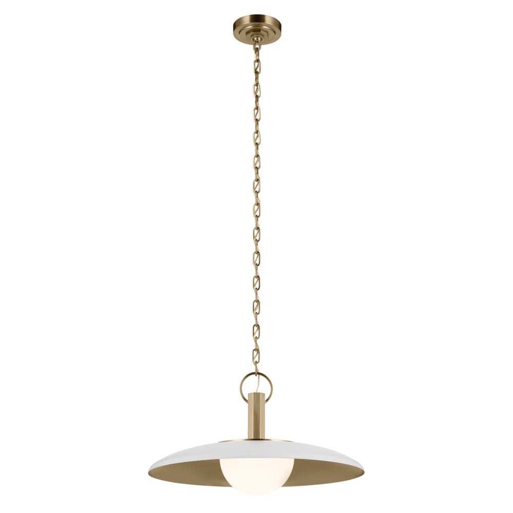 KICHLER-52835WHKICHLER Kurio 16"/22" 1 Light Pendant