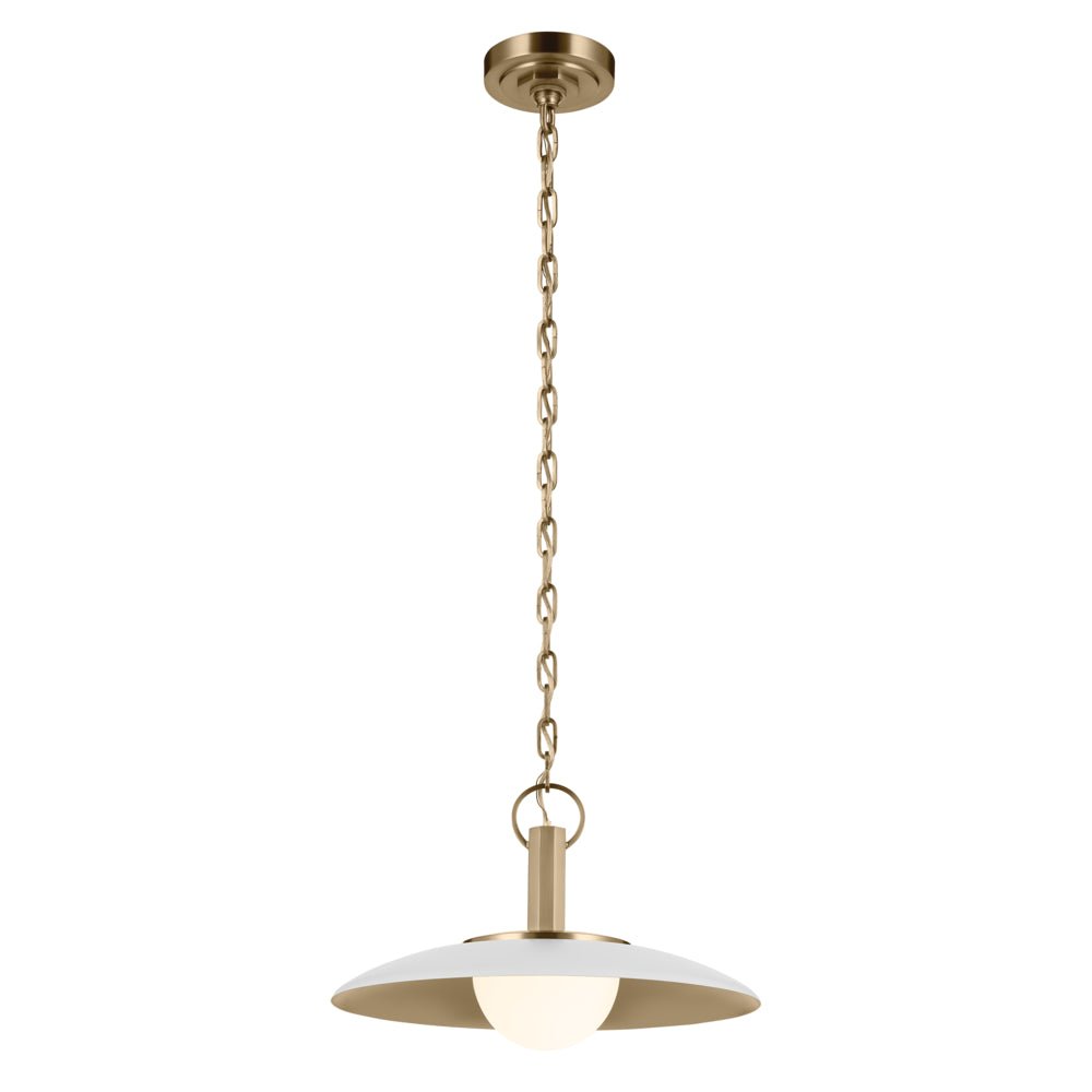 KICHLER-52834WHKICHLER Kurio 16"/22" 1 Light Pendant