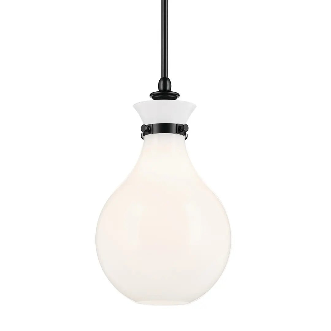 KICHLER-52776BKKichler Laria 52776 1 Bulb 10 Inch Hourglass Pendant Light