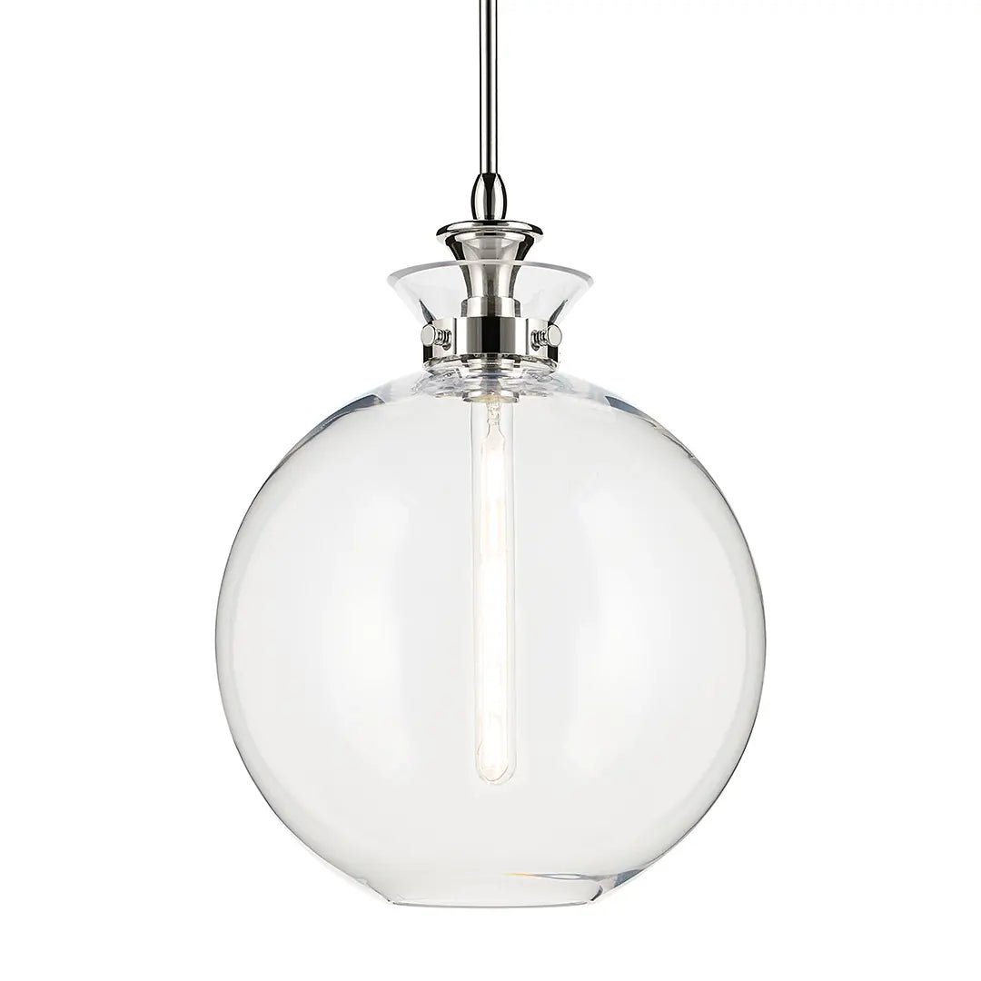KICHLER-52778PNCLRKichler Laria 52778 1 Bulb 10 Inch Globe Pendant Light