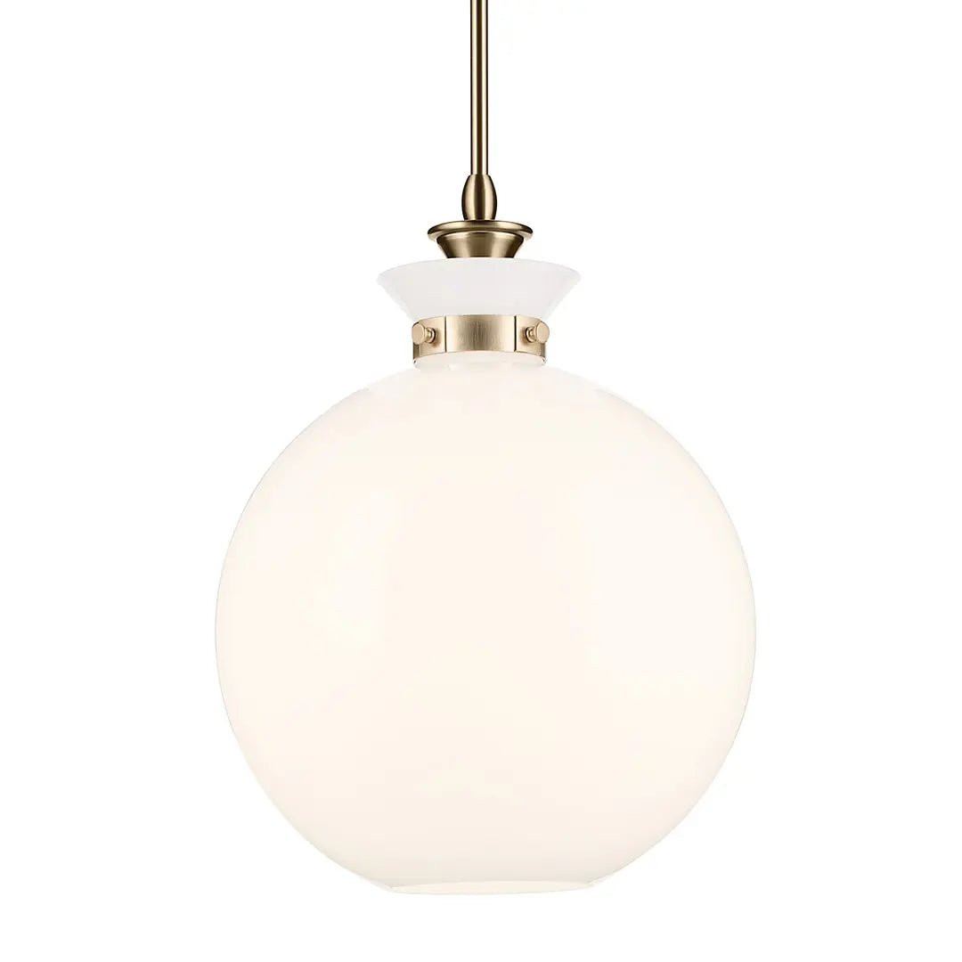 KICHLER-52778CPZKichler Laria 52778 1 Bulb 10 Inch Globe Pendant Light