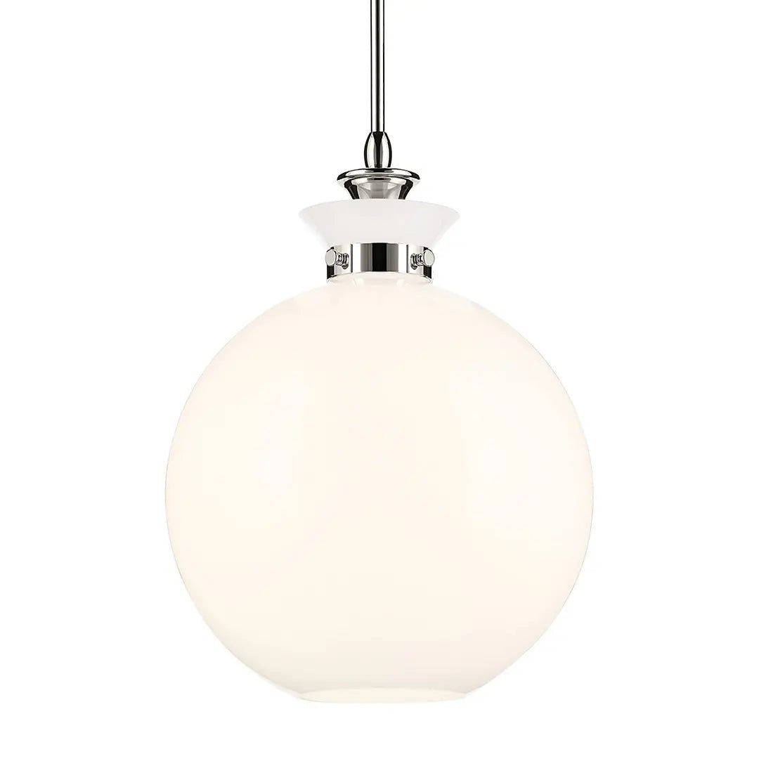 KICHLER-52778PNKichler Laria 52778 1 Bulb 10 Inch Globe Pendant Light