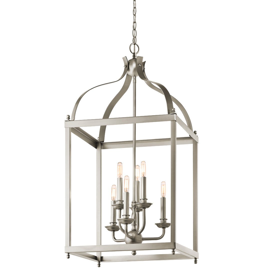 KICHLER-42568NIKICHLER Larkin 42568 18" 6-Light Chandelier