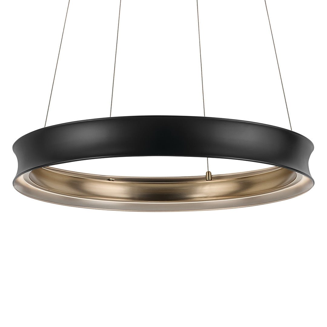 KICHLER-52746BKLEDKICHLER Larousse 52746 74.0W LED 29.5" Chandelier 30K