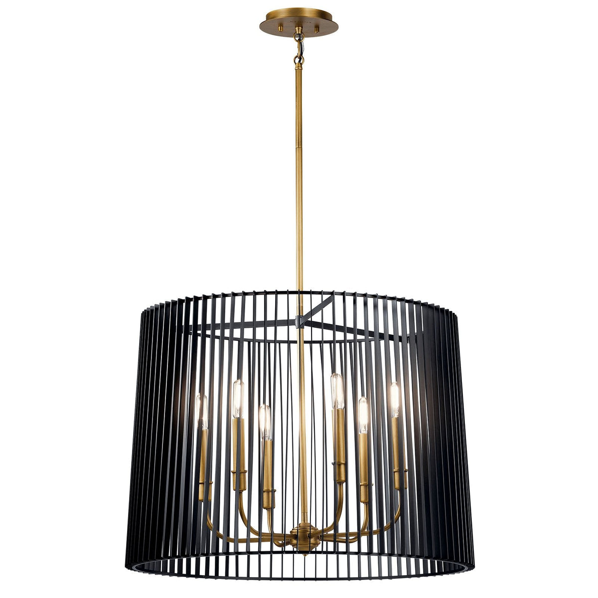 KICHLER-44167BKKICHLER Linara 44167 26" 6-Light Chandelier