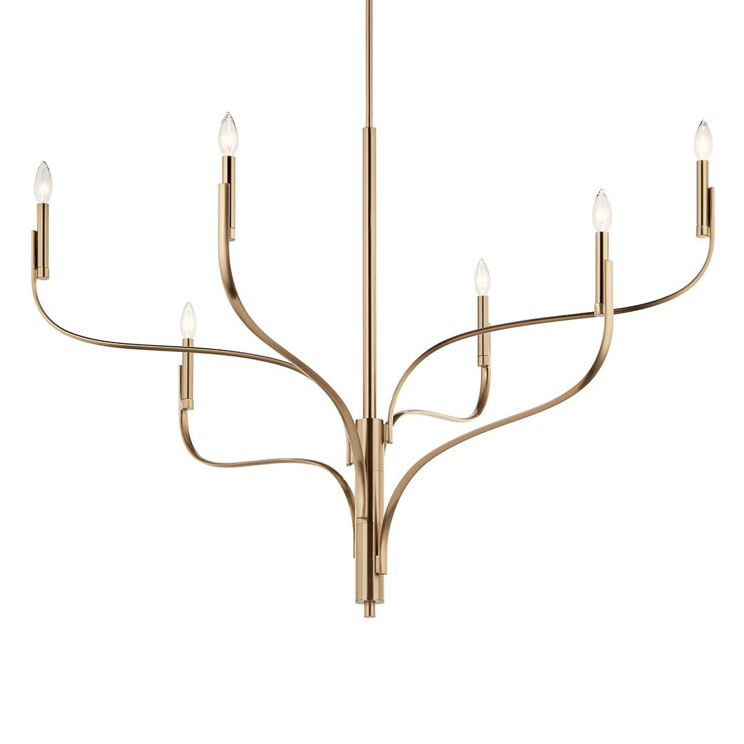 KICHLER-52674CPZKICHLER Livadia 52674 47.25" 6-Light Chandelier